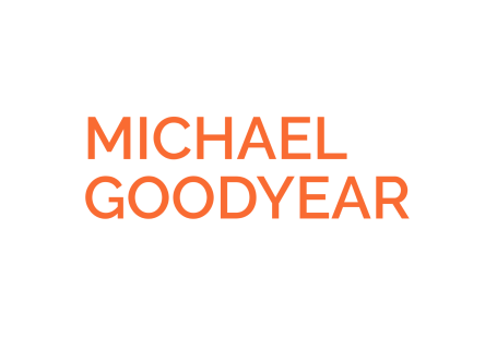 Michael Goodyear Logo in Orange